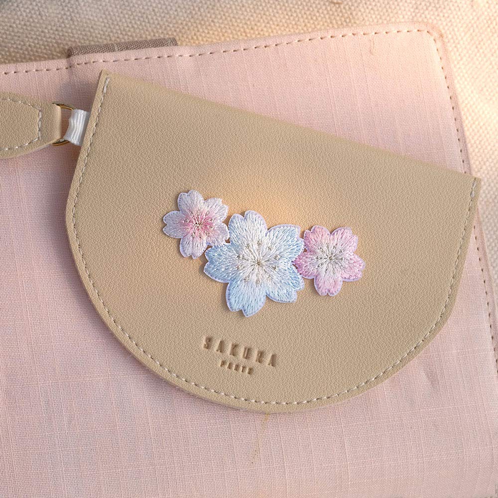 Amazon.co.jp: sempiterno 桜刺繍 アップリケ アイロンワッペン サクラ